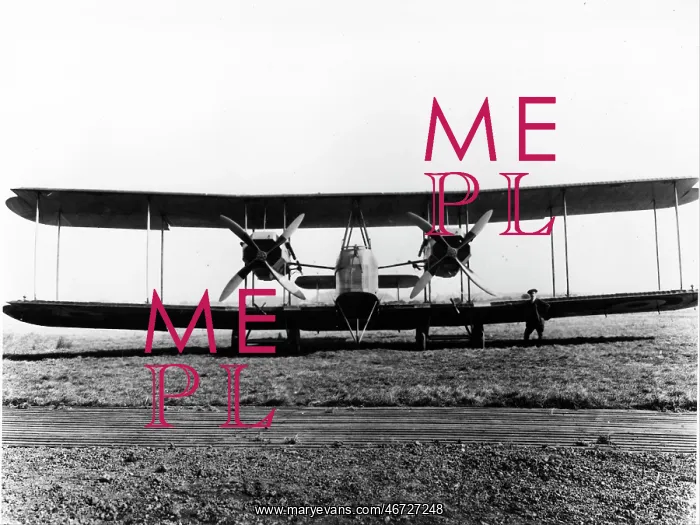 : Vickers Vimy bomber, fourth prototype : Vickers Vimy bomber, fourth prototype