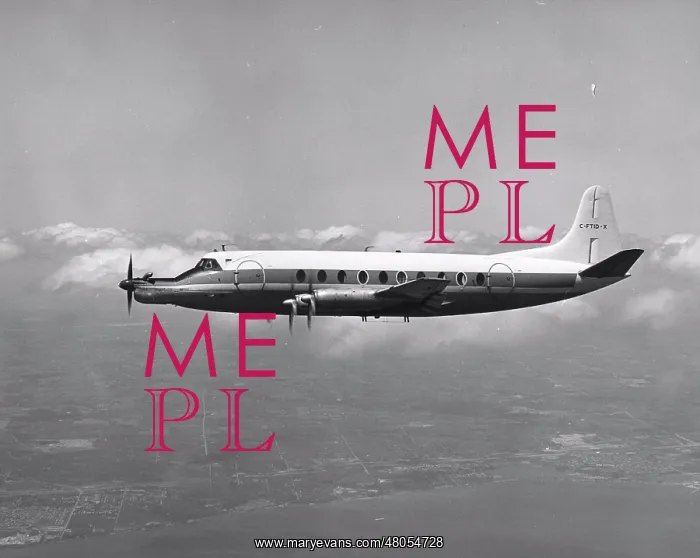 : Vickers Viscount 757 C-FTID-X used as a testbed : Vickers Viscount 757 C-FTID-X used as a testbed
