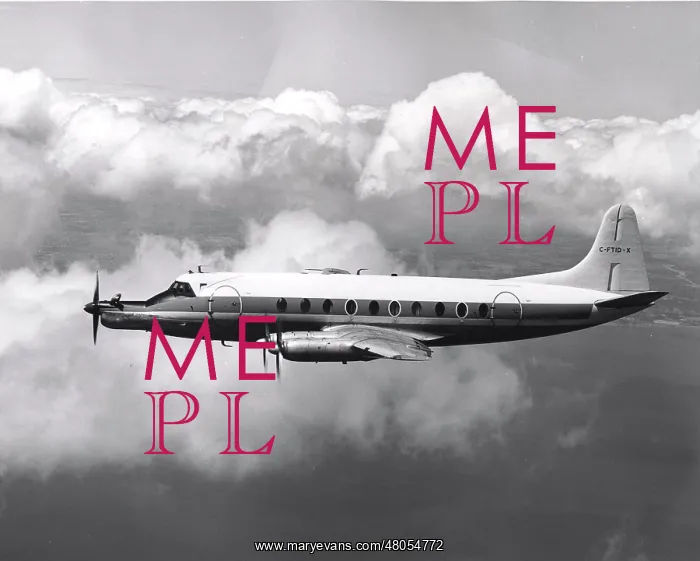 : Vickers Viscount 757 C-FTID-X used as a testbed : Vickers Viscount 757 C-FTID-X used as a testbed