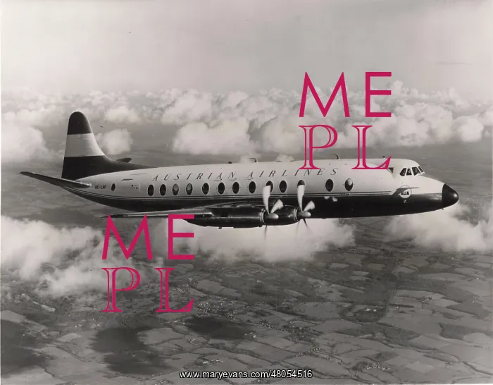 : Vickers Viscount 837 OE-LAF of Austrian Airlines : Vickers Viscount 837 OE-LAF of Austrian Airlines