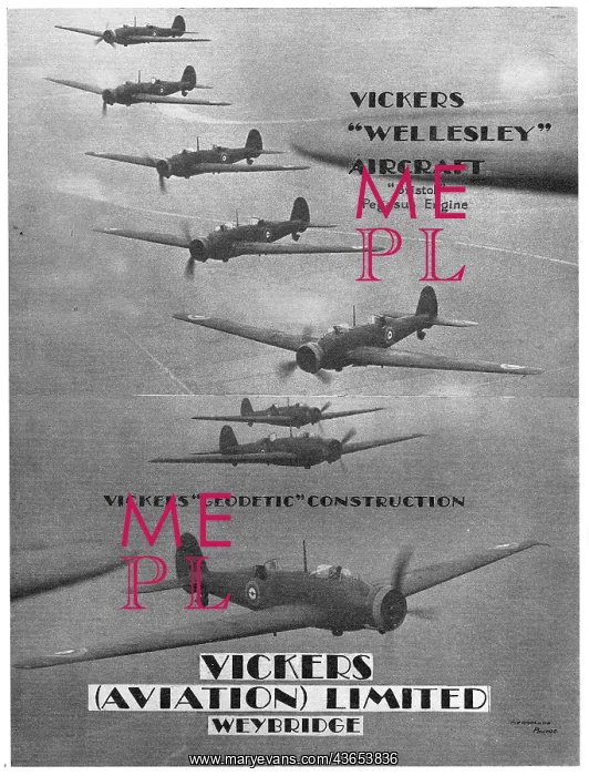 : Vickers Wellesley - Geodetic Construction : Vickers Wellesley - Geodetic Construction