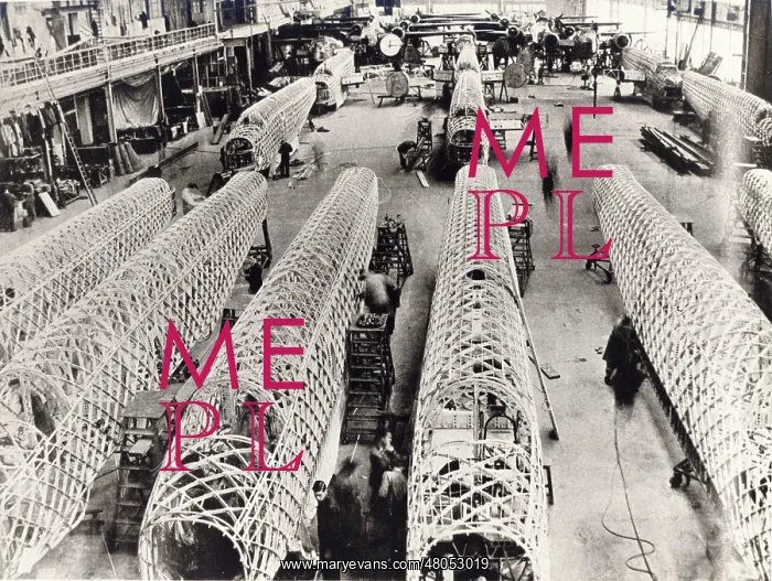 : A Vickers Wellington production line : A Vickers Wellington production line
