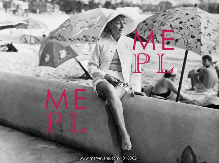 : Vicki Baum in Hawaii, 1935 : Vicki Baum in Hawaii, 1935