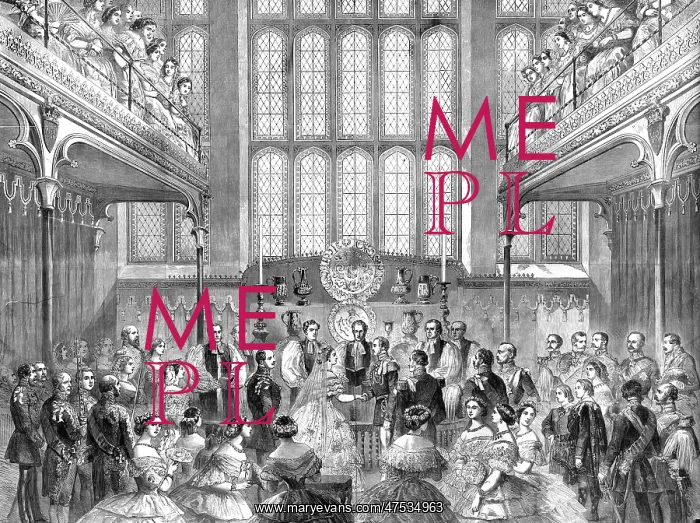 : Vicky, Princess Royal, marries Frederick William 1858 : Vicky, Princess Royal, marries Frederick William 1858