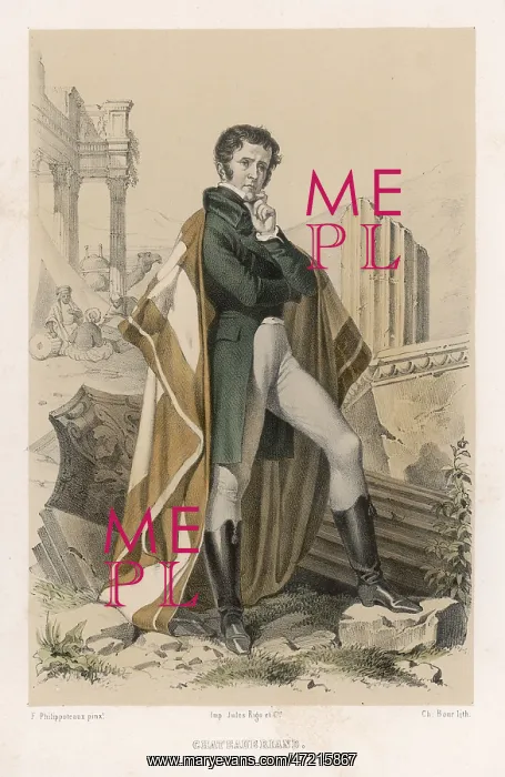 : Vicomte Francois-Auguste Rene de CHATEAUBRIAND : Vicomte Francois-Auguste Rene de CHATEAUBRIAND