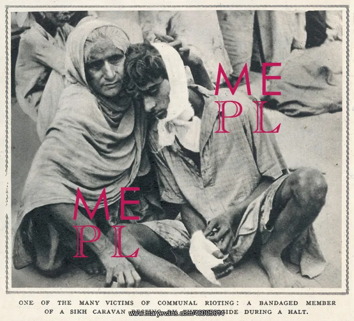 : Victims of communal rioting during the Partition of India : Victims of communal rioting during the Partition of India