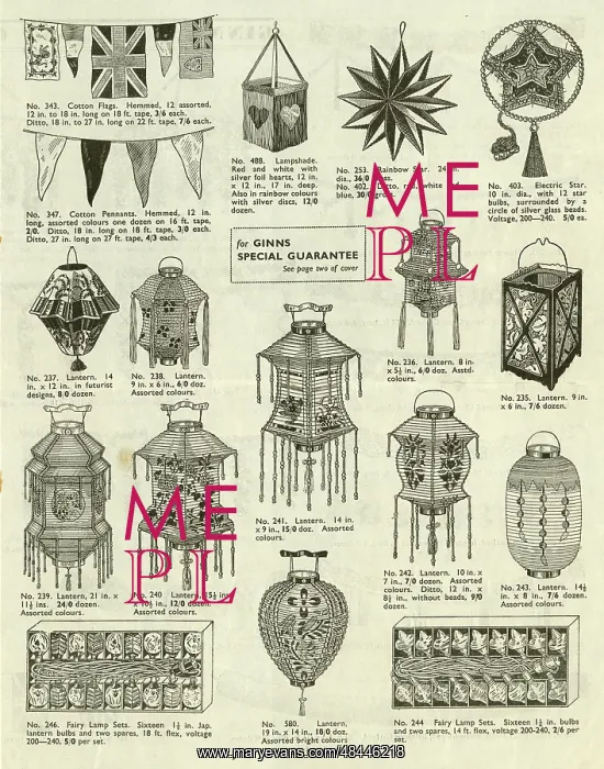  : Victor G Ginn catalogue, Lights and Lanterns