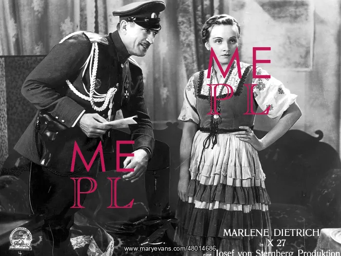 : Victor McLaglen and Marlene Dietrich in Dishonored (Origin : Victor McLaglen and Marlene Dietrich in Dishonored (Origin