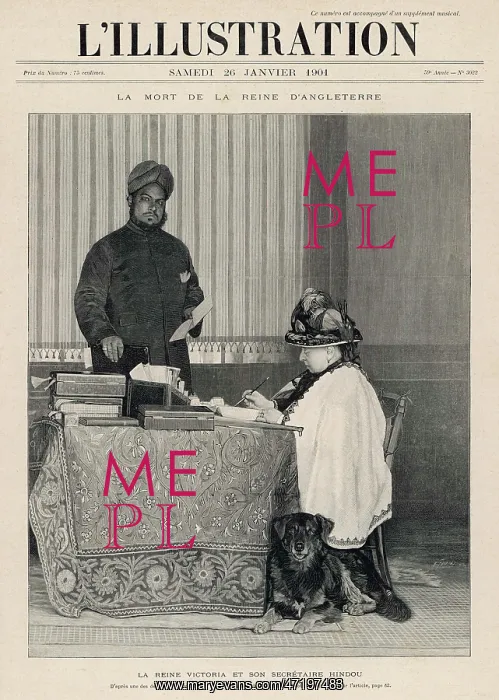 : Victoria and Hindu Servant : Victoria and Hindu Servant