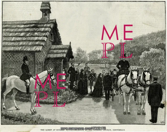  : VICTORIA AT HYERES / 1892