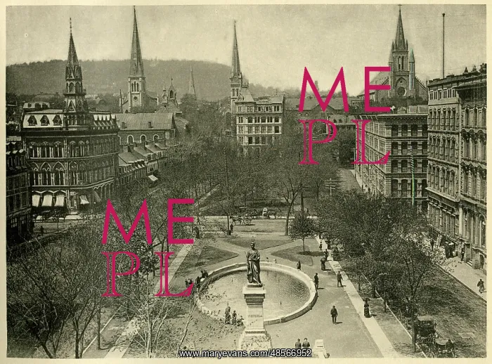 : Victoria Square, Montreal in Canada : Victoria Square, Montreal in Canada