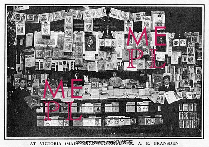 : Victoria station Bookstall : Victoria station Bookstall