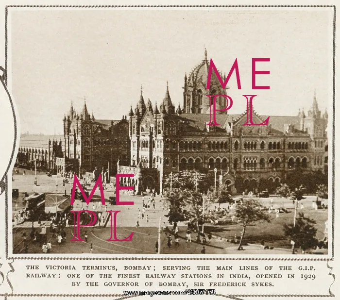 : Victoria Terminus, Bombay : Victoria Terminus, Bombay