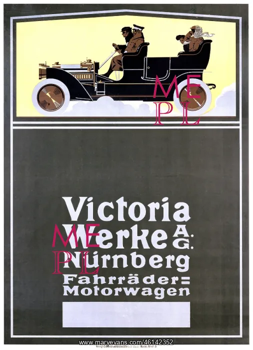 : Victoria Werke car advert : Victoria Werke car advert