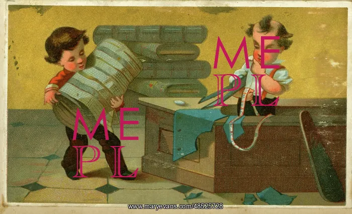  : Victorian Card - Little Tailors