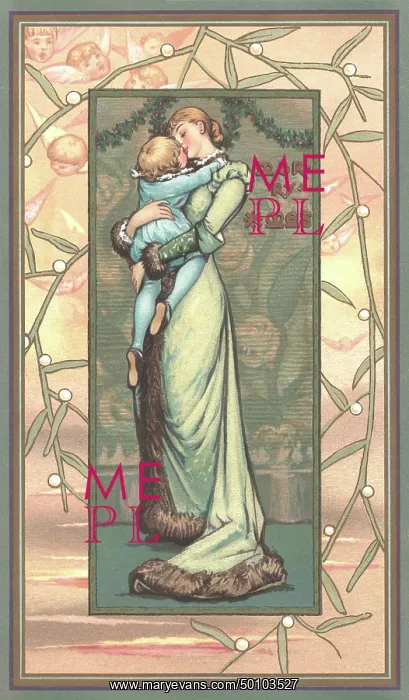 : Victorian Christmas Card : Victorian Christmas Card