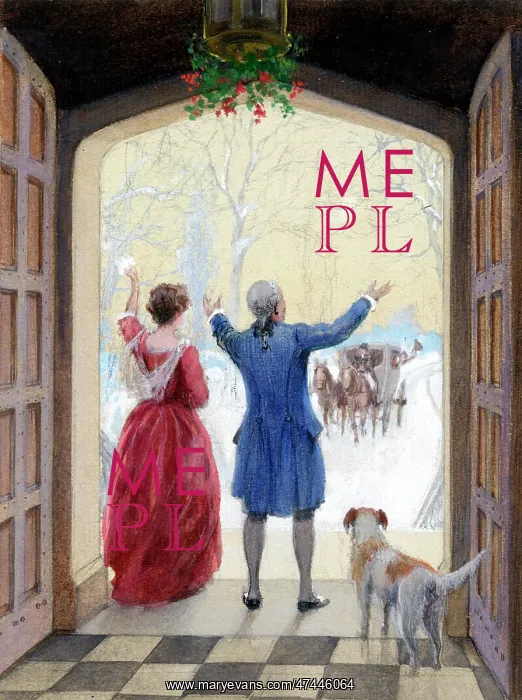  : Victorian Christmas Scene