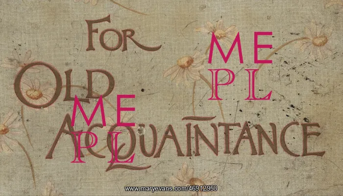 : Victorian Ephemera - 1890's, For Old Acquaintance : Victorian Ephemera - 1890's, For Old Acquaintance