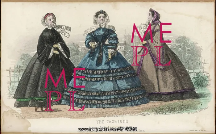 : Victorian fashion 1860 : Victorian fashion 1860