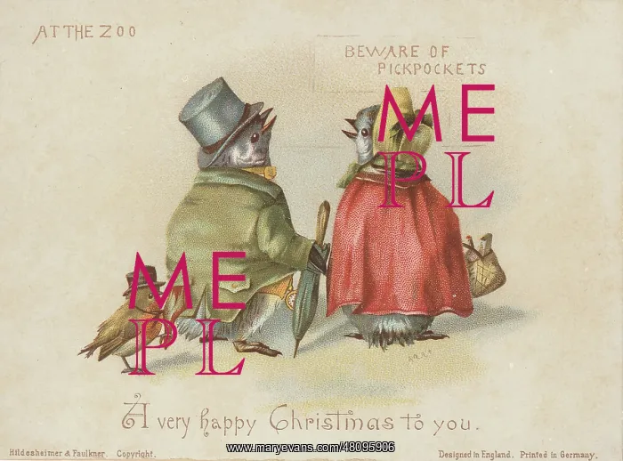 : Victorian Greeting Card - The Pickpocket : Victorian Greeting Card - The Pickpocket