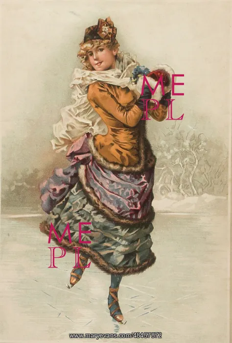 : Victorian Ice Skating : Victorian Ice Skating