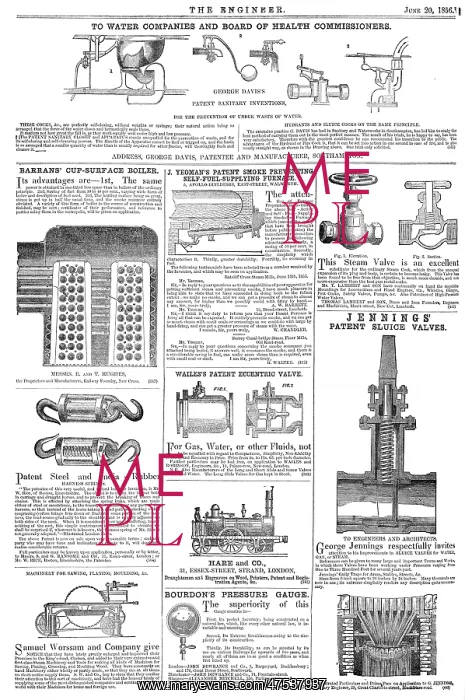 : Victorian inventions in The Engineer : Victorian inventions in The Engineer