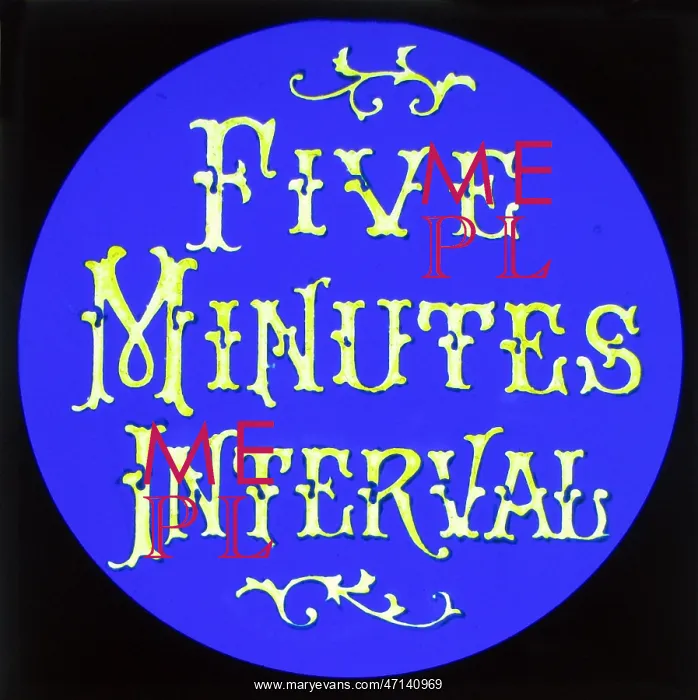 : Victorian Magic Lantern Slide Interval