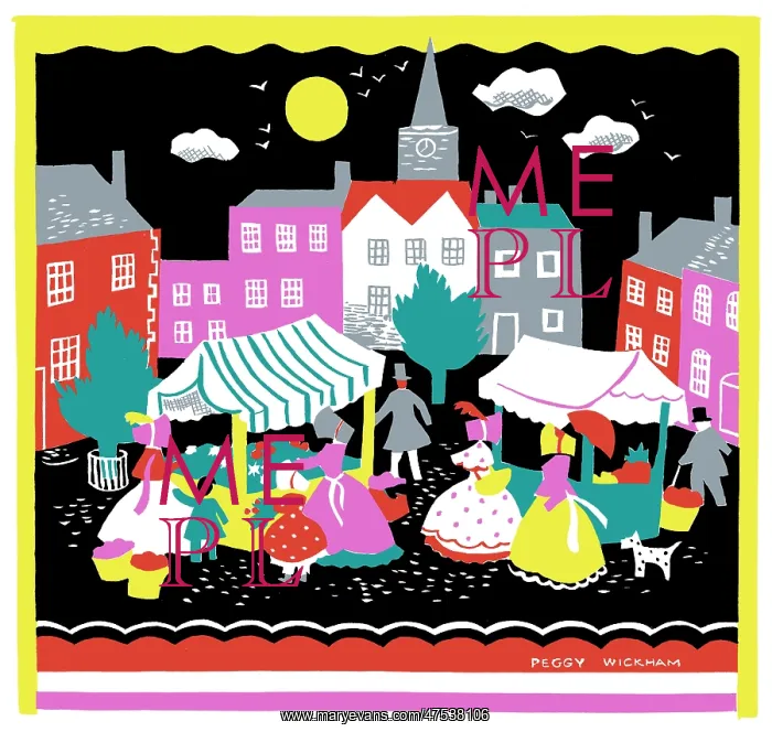 : Victorian Market scene : Victorian Market scene