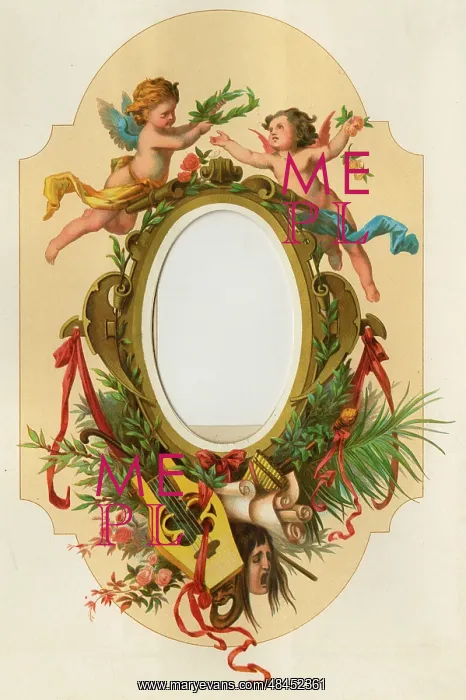  : Victorian Photo Album - oval frame