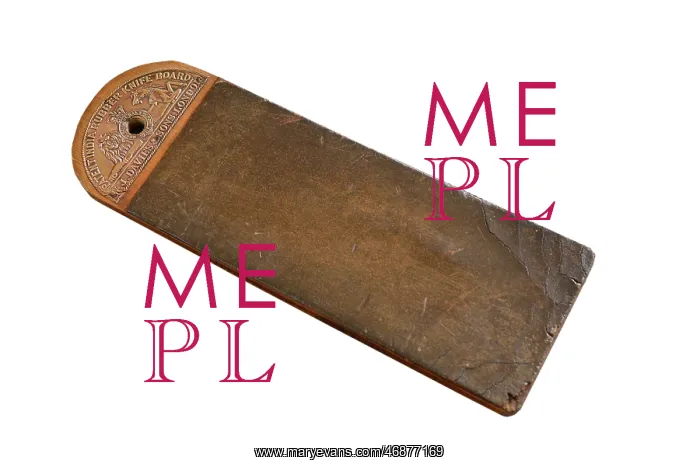 : Victorian rubber knife sharpening board : Victorian rubber knife sharpening board