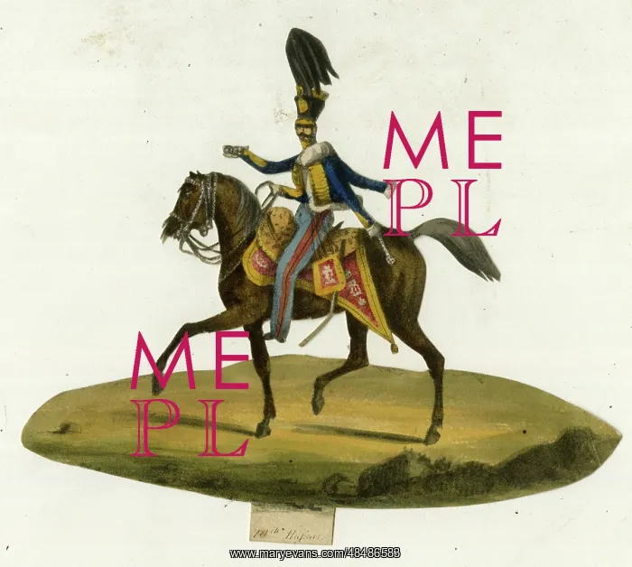  : Victorian scrap, 10th Hussars, Cavalry Regiment