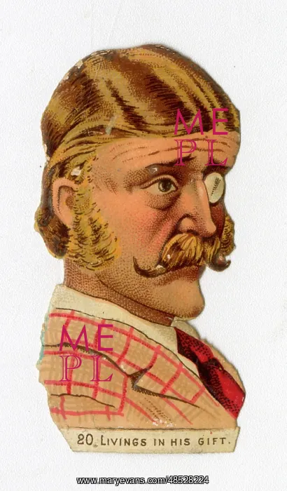 : Victorian scrap - 20 Livings in his Gift : Victorian scrap - 20 Livings in his Gift