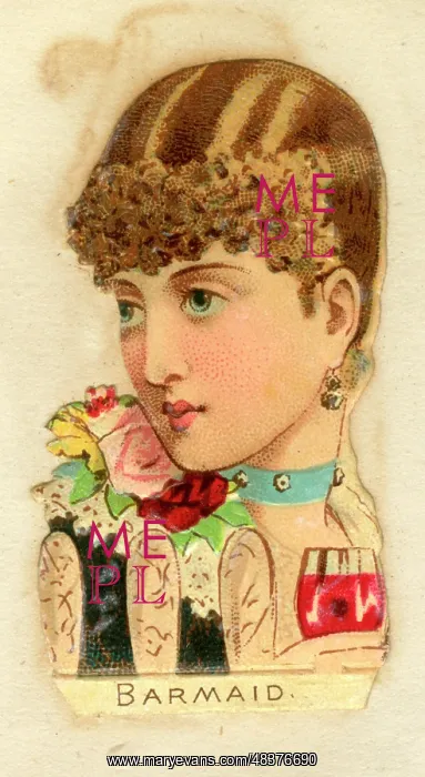  : Victorian Scrap -- Barmaid