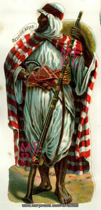  : Victorian scrap, Bedouin Arab