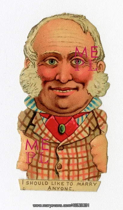 : Victorian scrap - I should like to marry anyone : Victorian scrap - I should like to marry anyone