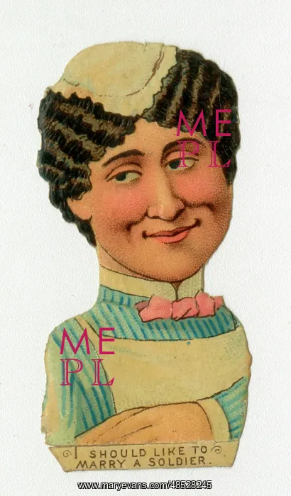 : Victorian scrap - I should like to marry a soldier : Victorian scrap - I should like to marry a soldier