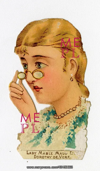 : Victorian scrap - Lady Mable Maud : Victorian scrap - Lady Mable Maud