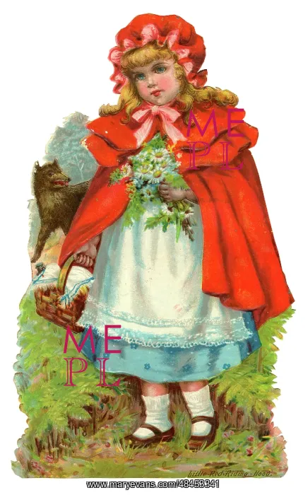  : Victorian scrap - Little Red Riding Hood