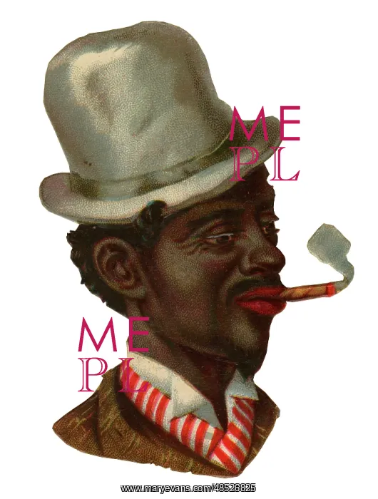  : Victorian Scrap, man smoking cigar