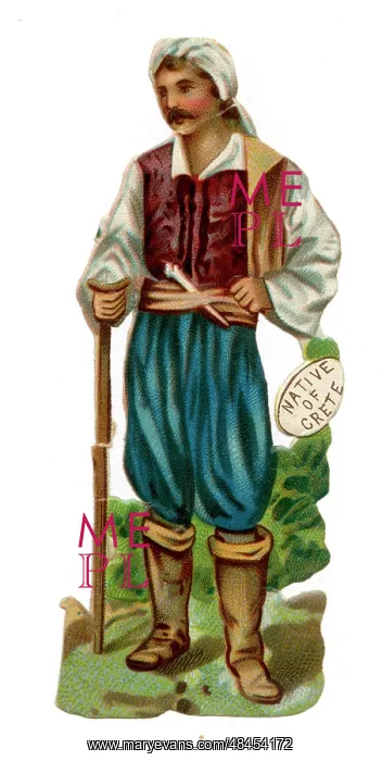  : Victorian scrap, a native of Crete