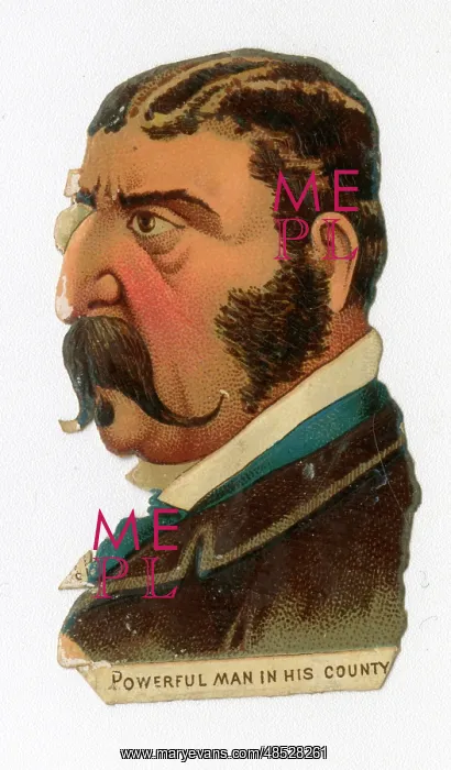 : Victorian scrap - Powerful man in his county : Victorian scrap - Powerful man in his county