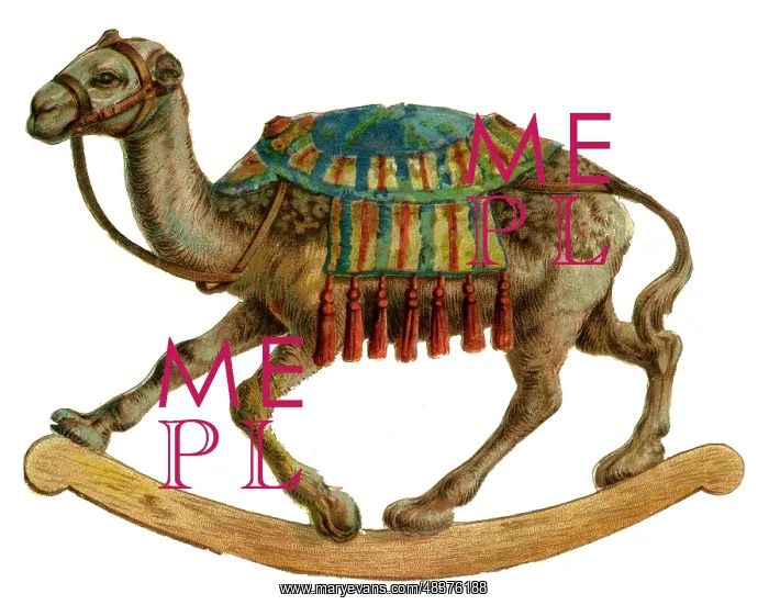  : Victorian Scrap - Rocking Camel
