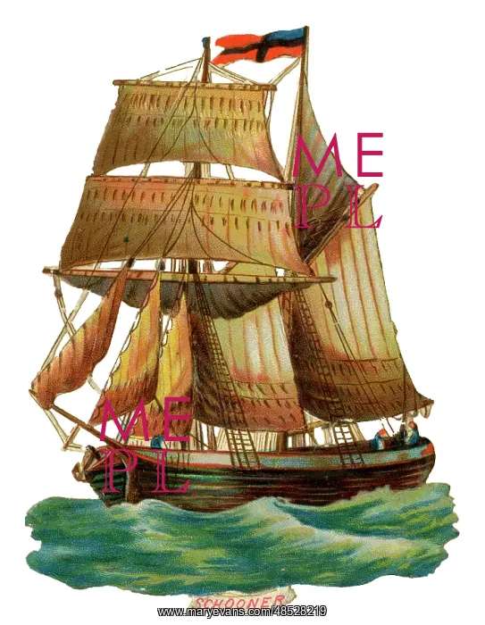  : Victorian scrap - Schooner