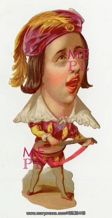  : Victorian scrap - Theatre character