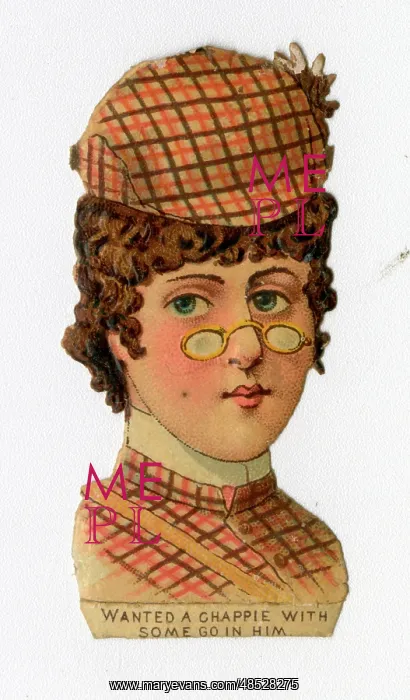 : Victorian scrap - Wanted a chappie with some go in him : Victorian scrap - Wanted a chappie with some go in him