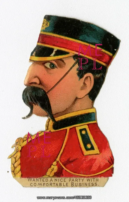: Victorian scrap - Wanted a nice party : Victorian scrap - Wanted a nice party