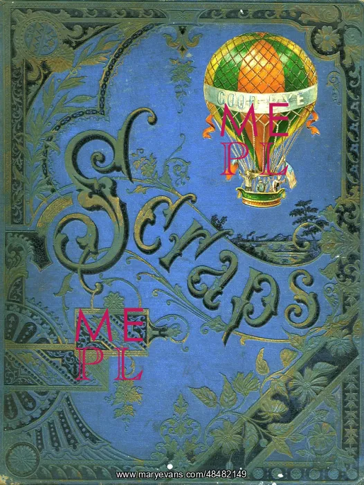  : Victorian Scrapbook Cover - Ballooning