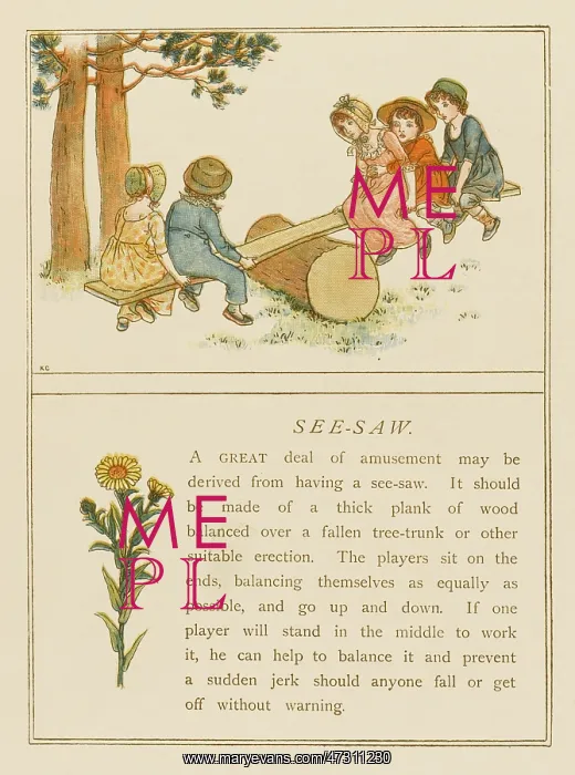 : VICTORIAN SEE-SAW : VICTORIAN SEE-SAW