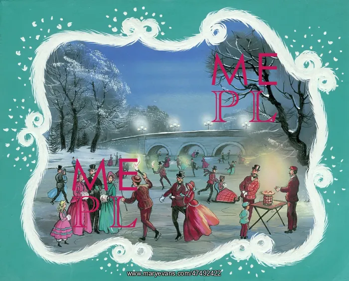 : Victorian Skaters on the Serpentine : Victorian Skaters on the Serpentine