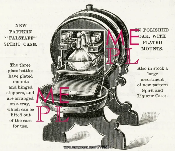 : Victorian spirits cabinet 1890 : Victorian spirits cabinet 1890